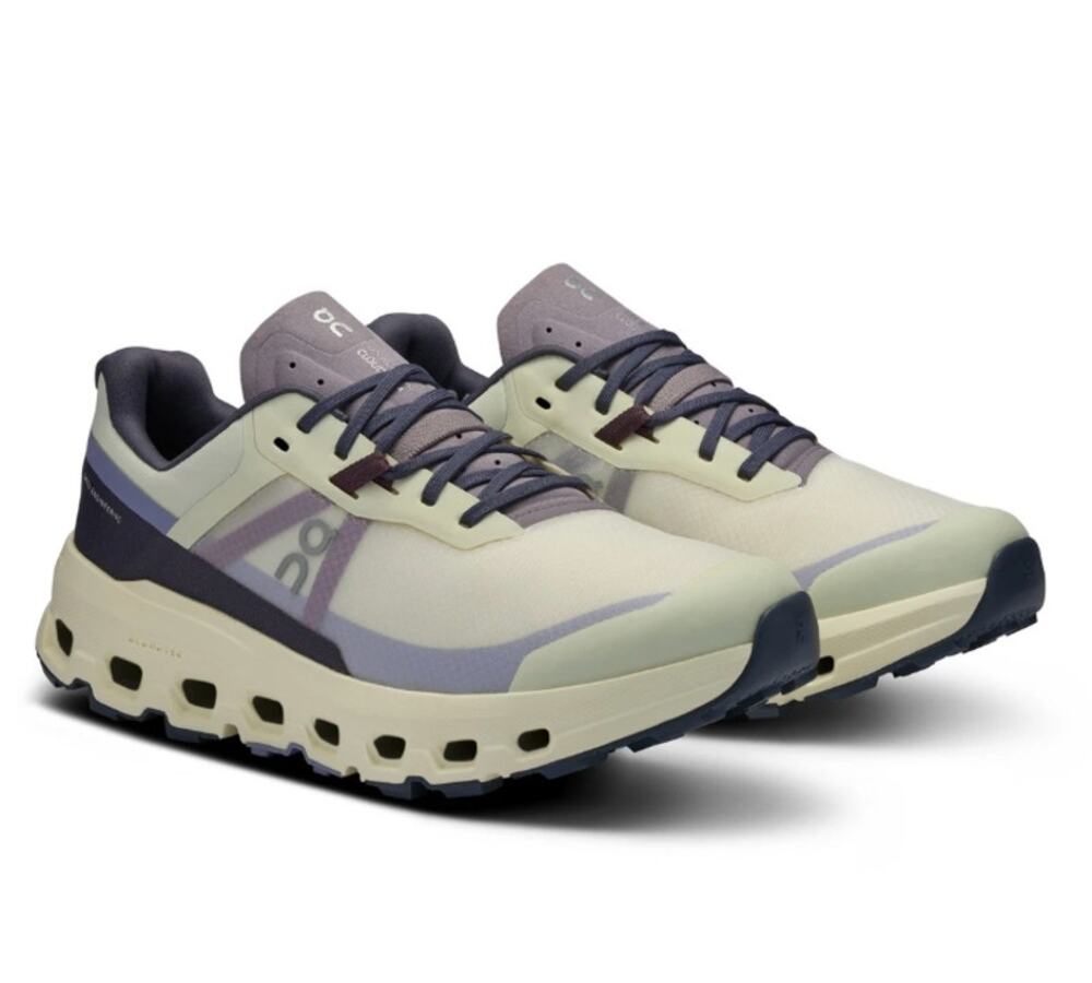 ON Running Cloudvista Womens Sneakers 10 Blue Purple Cream Trainers Waterproof